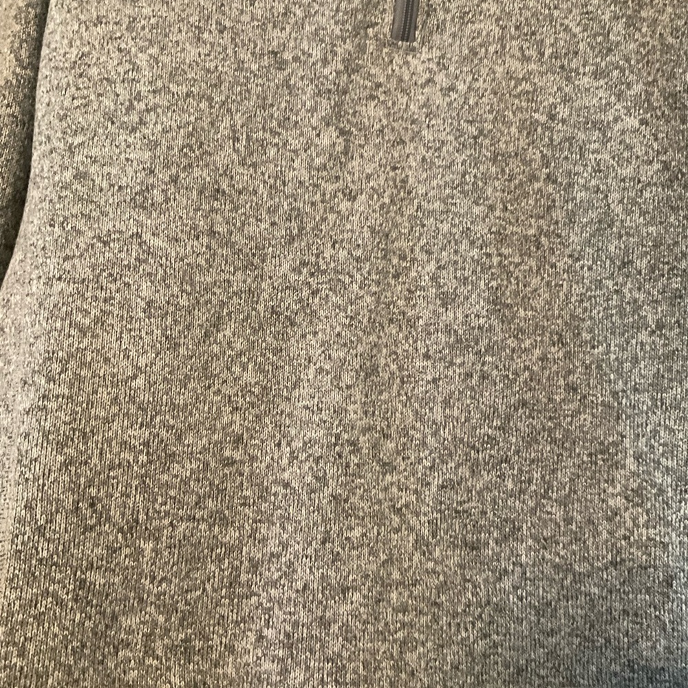 Patagonia Women’s Heather Gray Quarter-Zip Fleece Size Medium - Picture 4 of 9